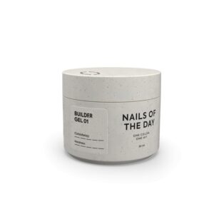 nailsoftheday builder gel 01 – clear professional building gel 30 ml