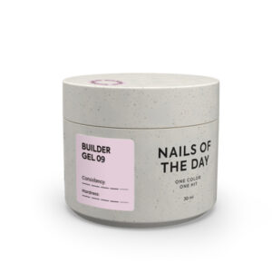 nailsoftheday builder gel 09 – milky pink professional sculpting gel 30 ml