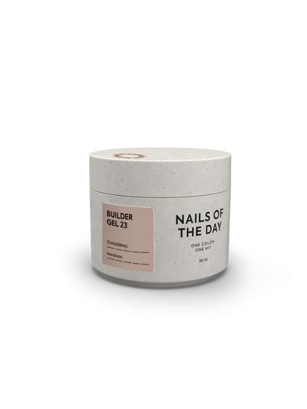 nailsoftheday builder gel 23 – natural nude professional sculpting gel 30 ml