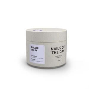nailsoftheday builder gel 24 – classic milky white professional sculpting gel 30 ml