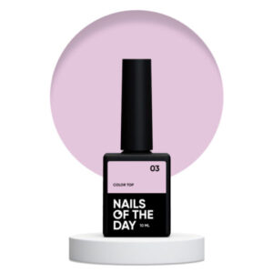 nailsoftheday color top 03 – elegant muted pink glossy no wipe top coat 10 ml